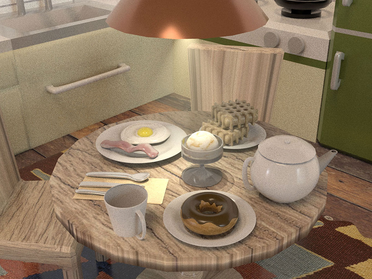 Vintage Kitchen render 2